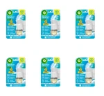 Air Wick Elektryczny odświeżacz powietrza Bryza Oceanu i Sól Morska Komplet 19 ml X6