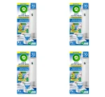 Air Wick Odświeżacz powietrza Active Fresh Świeże Pranie i Biała Orchidea Komplet 228 ml X4