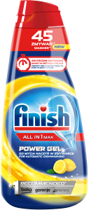 Żel do mycia naczyń w zmywarce All-in-1 Max Cytrynowy Finish 900 ml