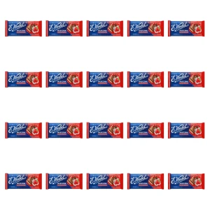 E. Wedel Czekolada Mleczna Truskawkowa Nadziewana o Smaku Truskawkowym 100g X20