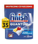 Tabletki do zmywarki Quantum All-in-1 lemon Finish 35 szt.