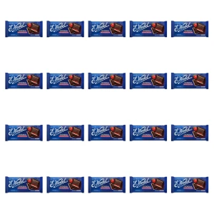 E.Wedel Czekolada Gorzka Truskawkowa - Wedlowska o Smaku Truskawkowym 100g X20