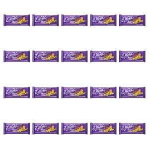 E. Wedel Czekolada Mleczna Bajeczny - Nadziewana Orzechowo Kakaowa 100g X20