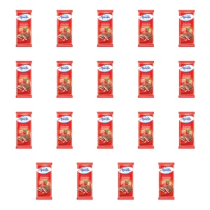 CZEKOLADA ALPINELLA NADZIEWANA TRUSKAWKOWA 100g X19