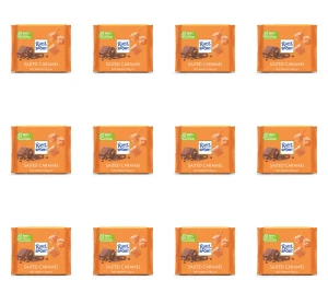 Ritter Sport czekolada mleczna z kawałkami solonego karmelu 100g X12