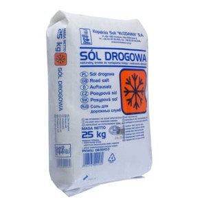 Kłodawska sól drogowa 25 kg