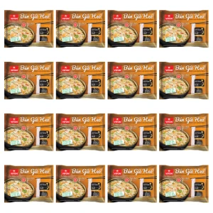 VIFON - Zupa błyskawiczna BUN GIO HEO z nudlami ryżowymi o smaku wieprzowiny łagodna 65g X16