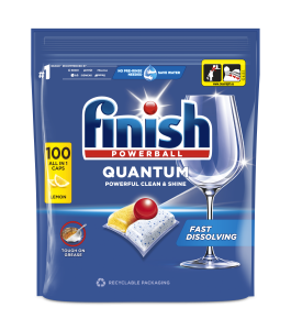 Tabletki do zmywarki All-in-1 lemon Finish Quantum 100 szt.