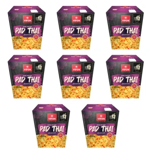 Lunch Box Pad Thai z nudlami o smaku kurczaka (lekko pikantny) 85g Vifon X8