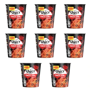 WINIARY streetfood Nudle Słodkie Chili 75g X8