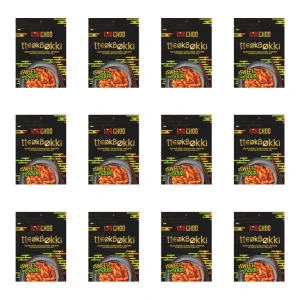 KIM CHOO tteokbokki kluski ryżowe z sosem słodko-kwaśnym 140g (łagodne) X12