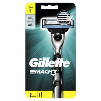 Rączka maszynki do golenia Gillette Mach3 +2 ostrza wymienne Gillette_Gillette_Mach3_Raczka_maszynki_do_golenia_2_ostrza_wymienne_52830353_0_350_350.jpg