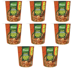 Knorr Cup Fusion Noodles Kurczak Burrito 89g X8
