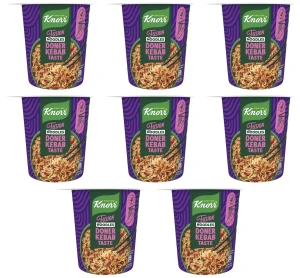 Knorr Cup Fusion Noodles Doner Kebab 80g X8