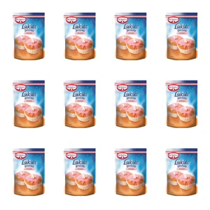 Dr. Oetker Lukier gotowy różowy 100 g X12