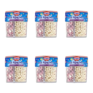 Dr. Oetker Mała księżniczka Mix dekoracji cukrowych 78 g X6