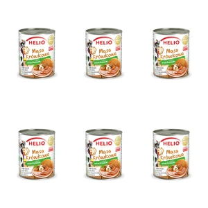 Masa krówkowa o smaku orzechowym 400 g Helio X6
