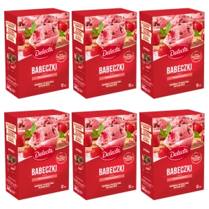 Babeczki smak truskawkowy 280G Delecta X6