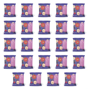 Suszone jabłka ze smakiem owoce leśne 18g X24