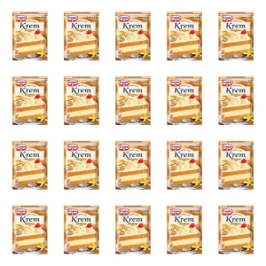Dr. Oetker Krem do tortów i ciast smak waniliowy 105 g X20