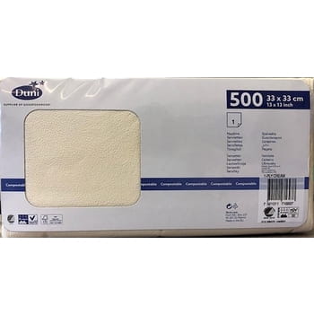 Serwetki 33X33cm 1 warstwowe kremowe Duni 500szt. Duni_Duni_Serwetki_33X33cm_1_warstwowe_kremowe_500_sztuk_46355327_0_350_350.jpg