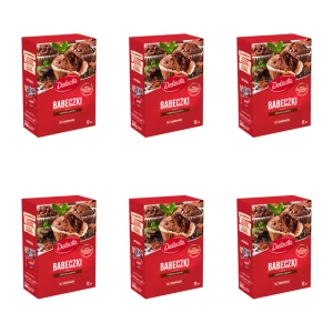 Babeczki smak czekoladowy 280g Delecta X6
