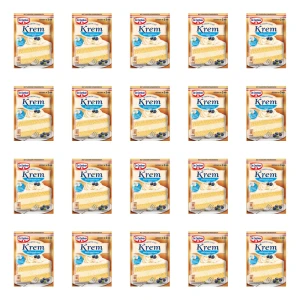 Dr. Oetker Krem do tortów i ciast smak śmietankowy 105 g X20