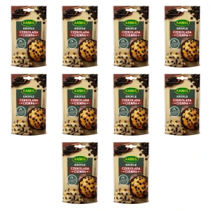 Kamis Krople z ciemnej czekolady 100g X10