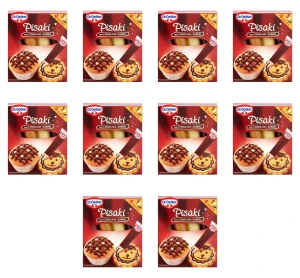 Dr. Oetker Pisaki smak czekolada i karmel 76 g (4 tubki) X10