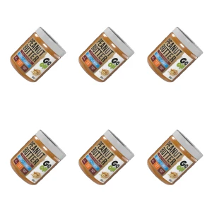 Go On Peanut Butter Crunchy 500g Sante X6
