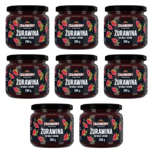 Cranberry Polish Farm Żurawina do mięs i serów 200g X8