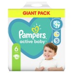 Pieluchy Pampers Active Baby Rozmiar 6 56 szt.