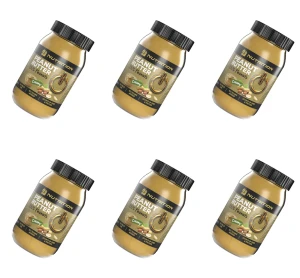 Go On Nutrition Peanut Butter Creamy 100% 900g X6