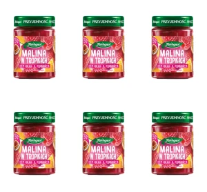 Herbapol dżem Malina w tropikach - malina & pomarańcza 280 g X6