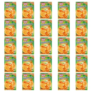 Dr. Oetker Galaretka o smaku pomarańczowym 72 g X25