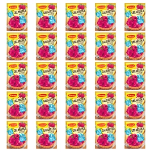 WINIARY Galaretka o smaku malinowym 50% mniej cukru 39g X25
