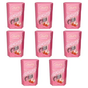 LINDOR Strawberry Cornet 200g SRP X8