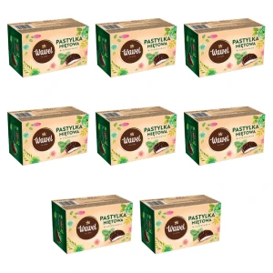 Wawel Pastylka miętowa w czekoladzie 210g X8