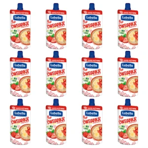 Lubella Owsianka z bananami i truskawkami 100g X12