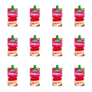 Łowicz deser ryżowo-owocowy sernik na zimno z malinami 100 g X12