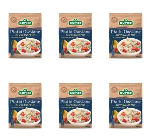 KUPIEC Płatki owsiane błyskawiczne 400 g X6