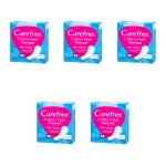 Carefree Cotton Unscented, wkładki higieniczne 56 szt. X5