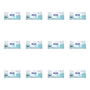 Kindii Pure Water 99% Chusteczki dla niemowląt i dzieci 60 szt. X12