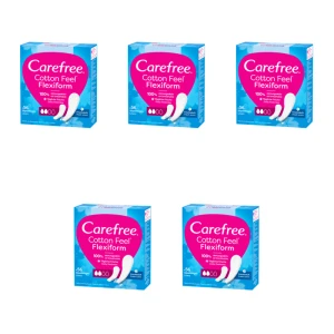 Carefree Cotton Flexiform, wkładki higieniczne 56 szt. X5