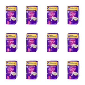 Always Platinum Super Podpaski ze skrzydełkami, 26 sztuk X12