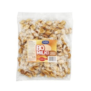 Karmelki o smaku mlecznym Bałtyk BoMilki 1 kg