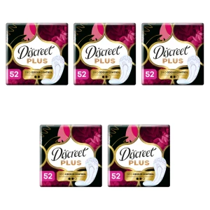 Discreet Protective Odour Control Plus 52 szt. X5