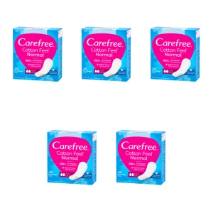 Carefree Cotton Fresh Scent, wkładki higieniczne 56 szt. X5