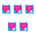 Carefree Cotton Flexiform Unscented, wkładki higieniczne 56 szt. X5
