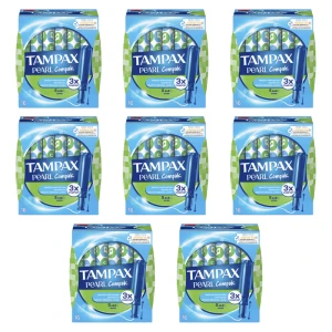 Tampax Pearl Compak Super Tampony z aplikatorem 16 szt. X8